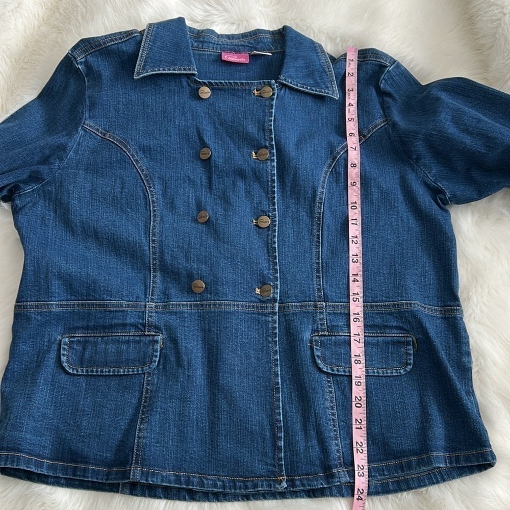 Campanella double breasted jean jacket - Picture 9 of 12